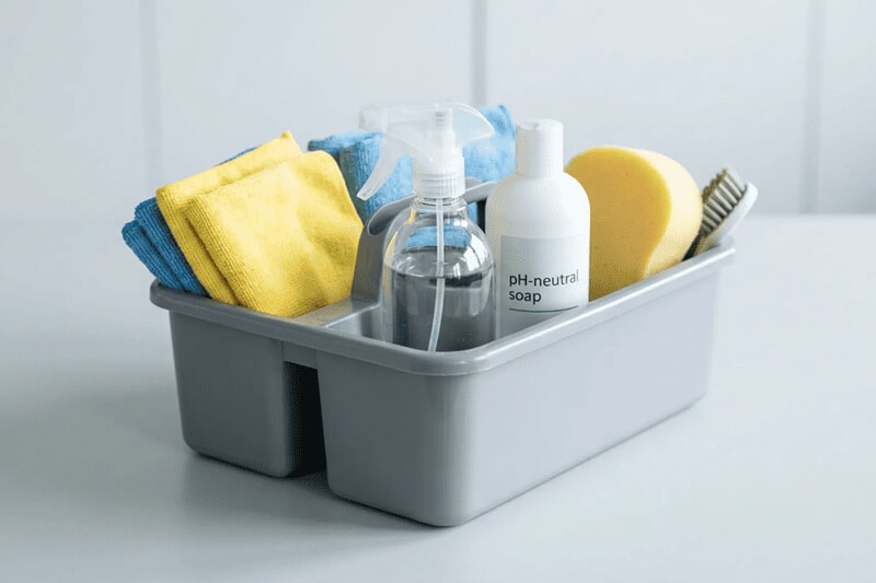 An image of cleaning supplies.